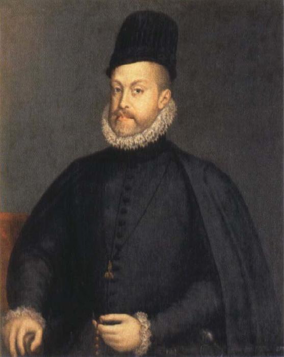 Sofonisba Anguissola Phillip II Holding a rosary oil painting picture